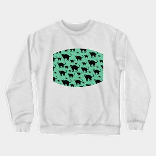 Black Cat Fun Crewneck Sweatshirt